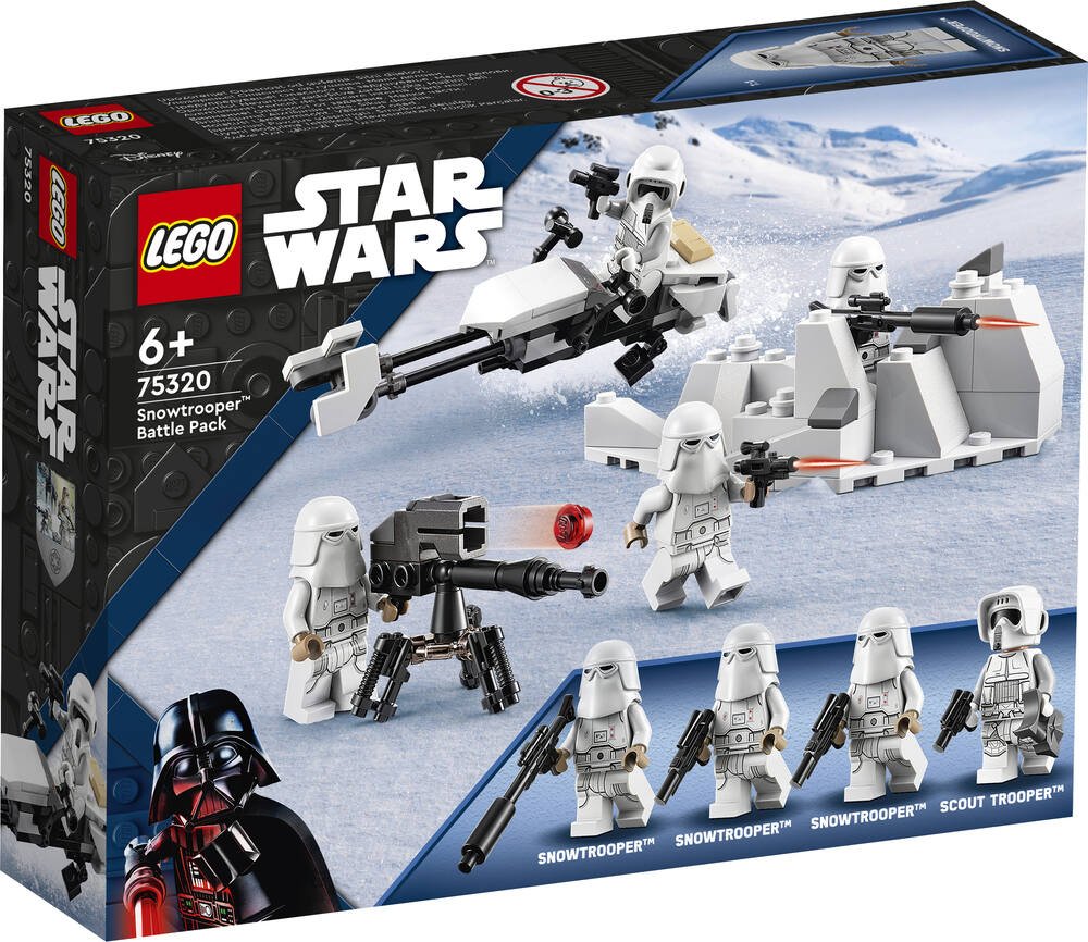 Lego star wars 75320 - pack de snowtrooper™ | jeux de & maquettes | jouéclub