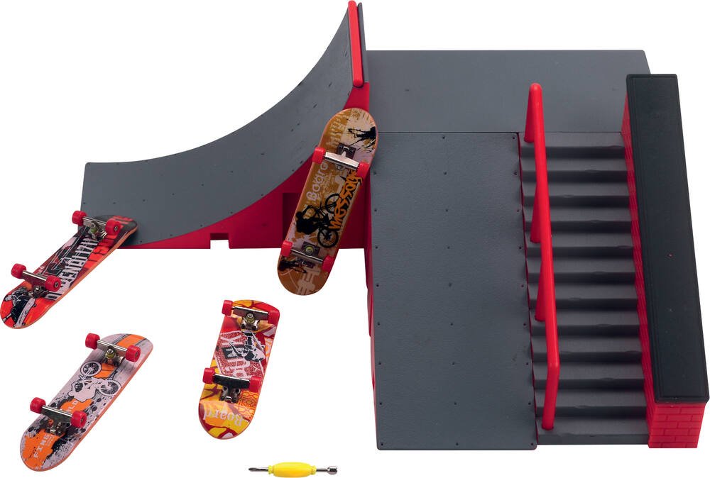 Créez votre aire de jeux avec le coffret skatepark - jouéclub