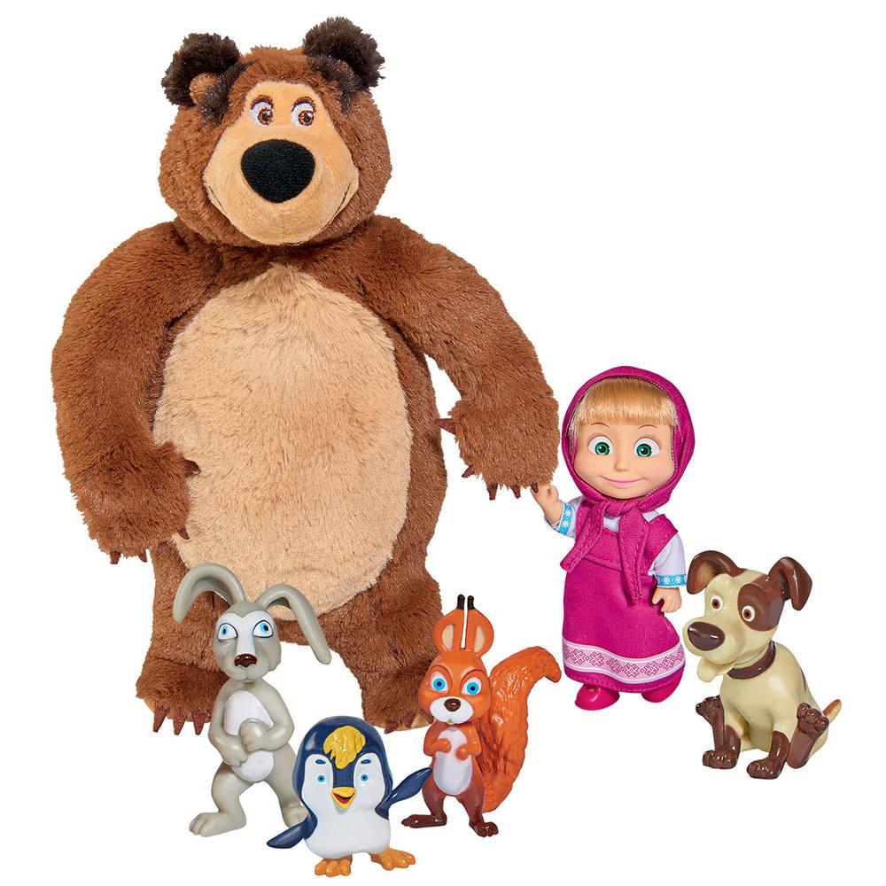 masha et michka peluche