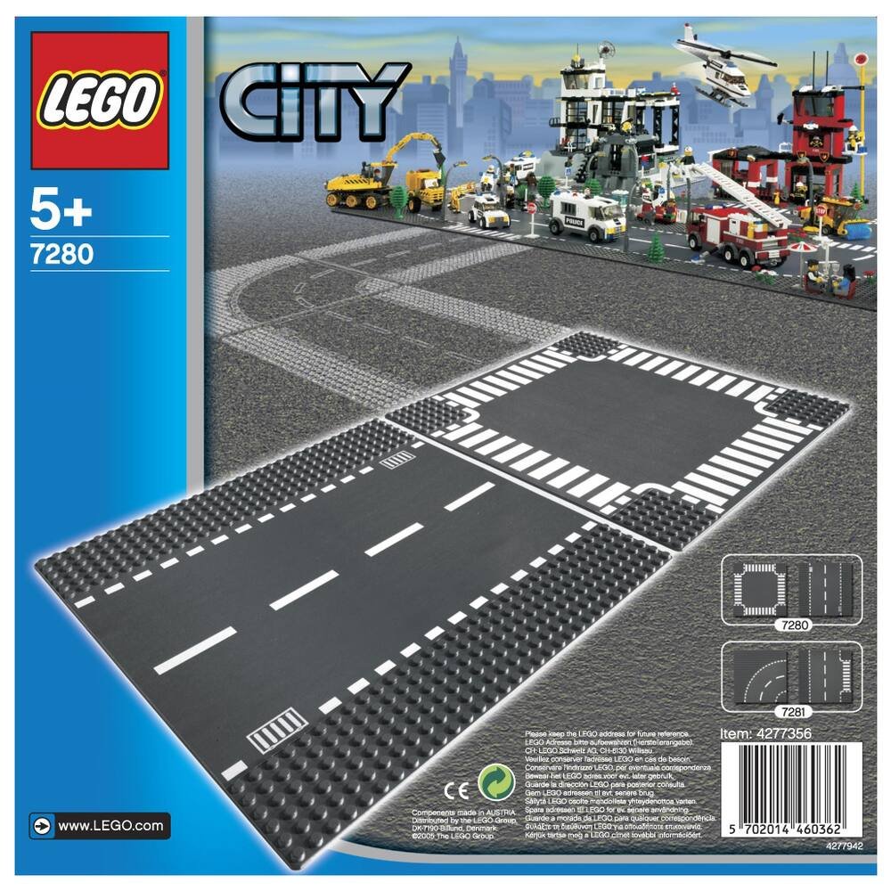 Lego plaque route