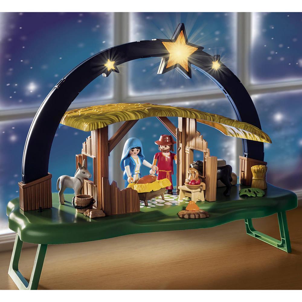 Creche Avec Illumination 9494 Jeux De Constructions Maquettes Joueclub