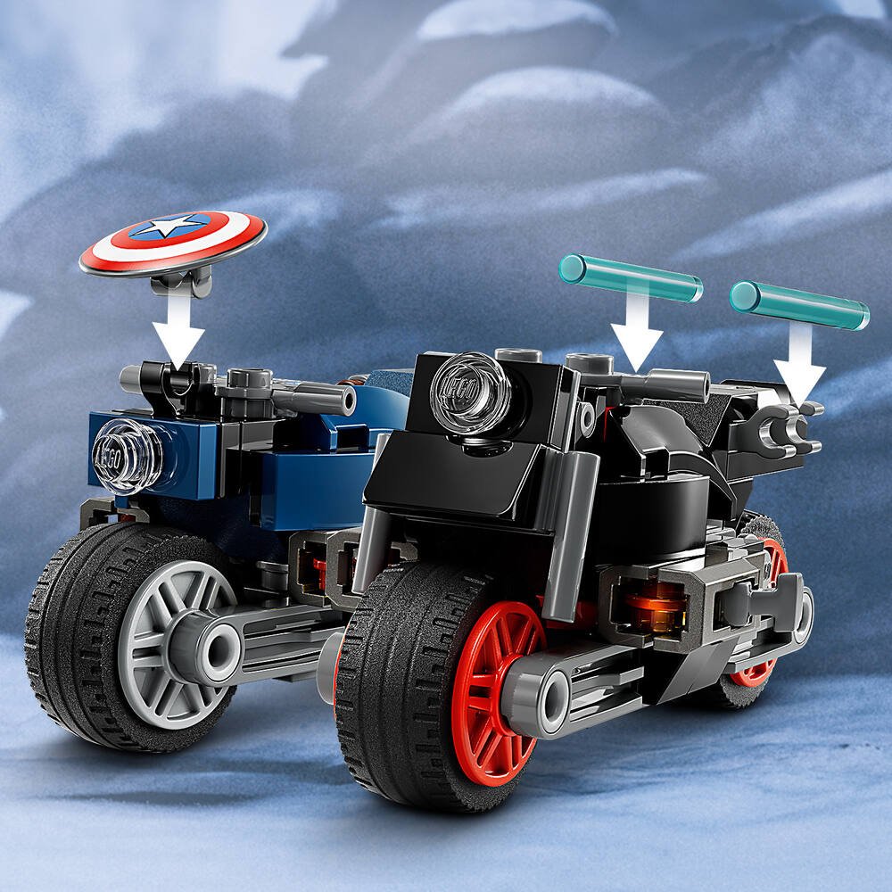 Motos Black Widow et Captain America Lego Marvel 76260 - La Grande Récré