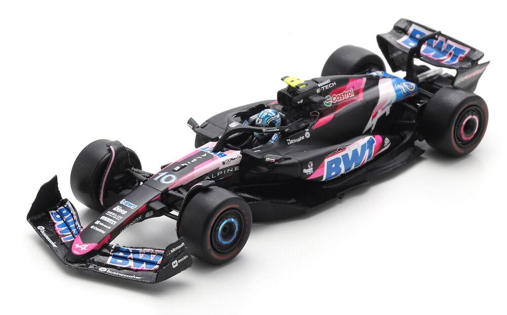 Voiture Miniature Alpine A524 F1 Bahrain 2024 Pierre Gasly - Bburago 1/43 Métal Collection Officielle