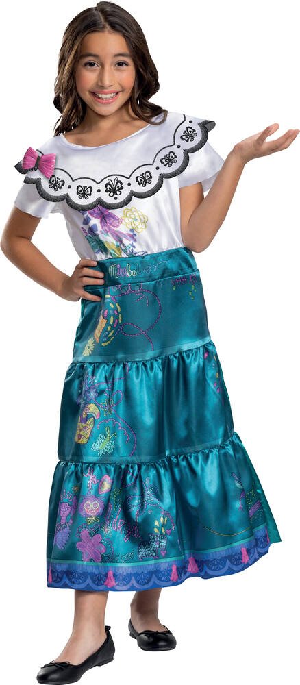 Disney encanto - deguisement mirabel deluxe taille 5-6 ans, fetes et  anniversaires