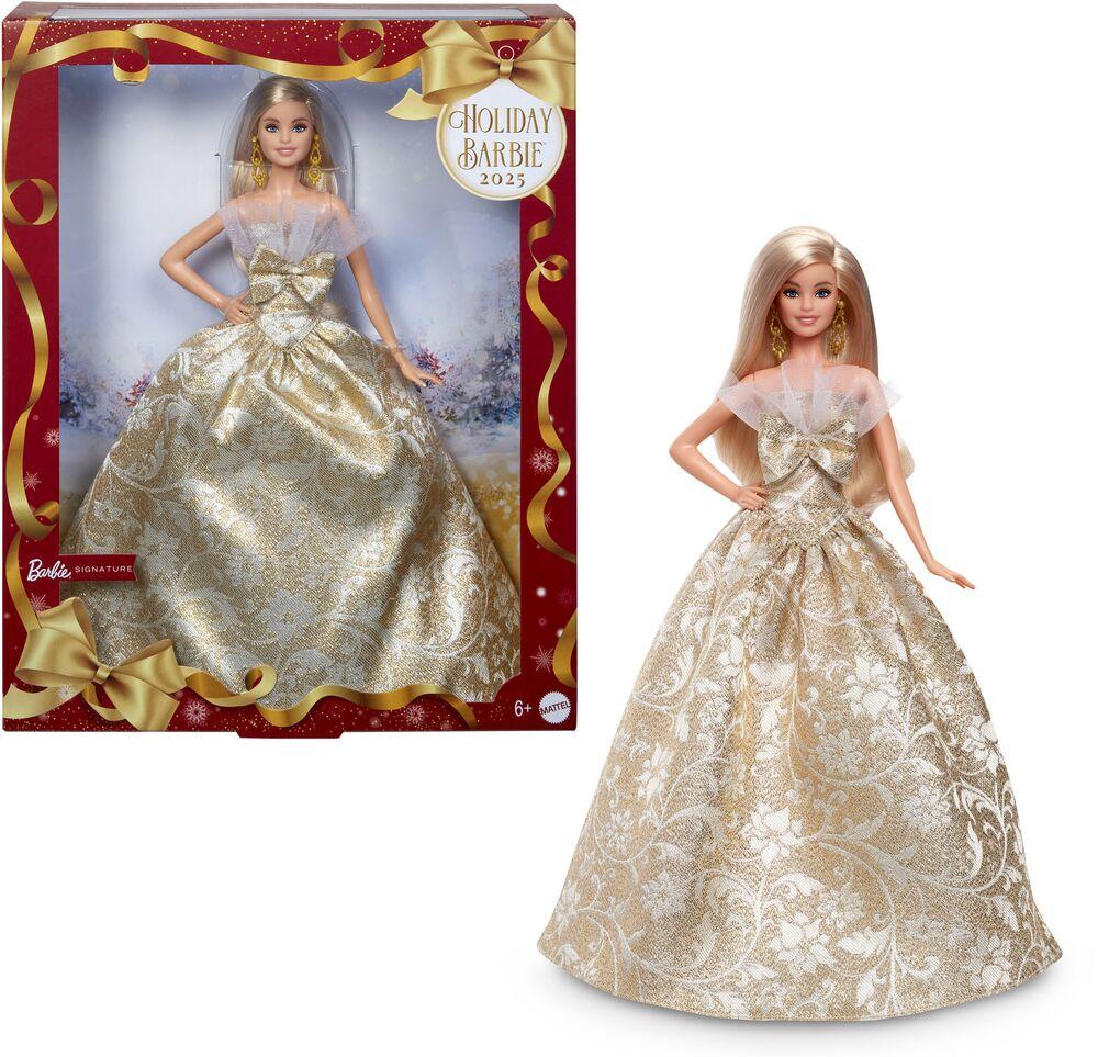 Barbie - Poupée Signature Joyeux Noël 2025 - Brune | Smyths Toys France