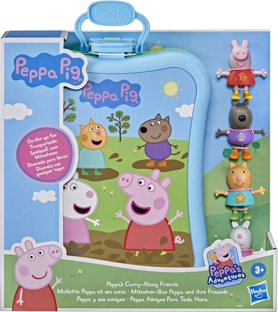 Figurines Peppa Pig Mallette Peppa et ses amis - Figurine de