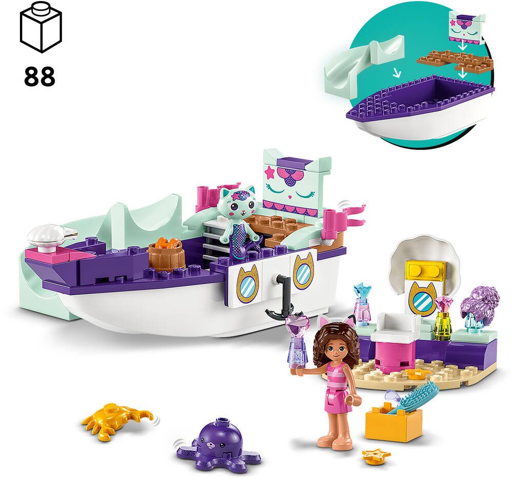Bateau et spa de Gabby et Marine - Lego Gabby 10786 - La Grande Récré