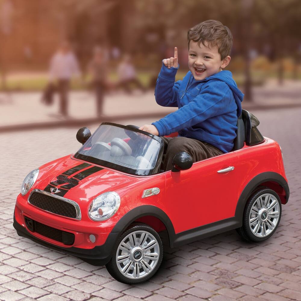 voiture électrique pour enfant Mini Cooper S 12 V rouge