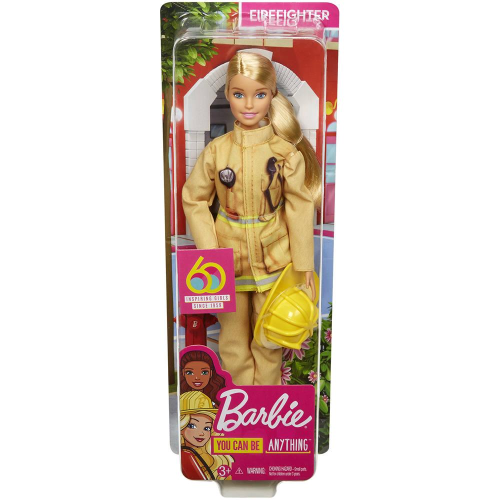 Barbie pompier rouge