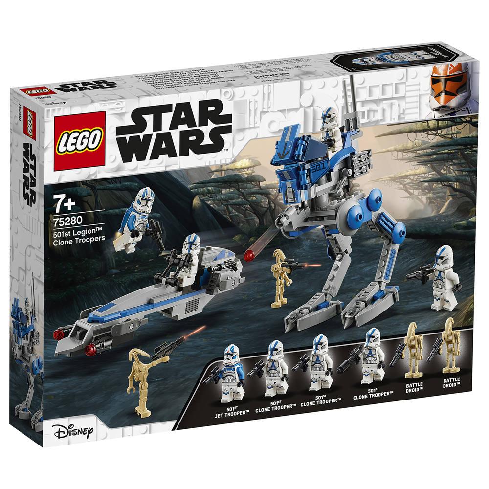 Lego Star Wars 75280 Les Clones Troopers De La 501eme Legion Jeux De Constructions Maquettes Joueclub