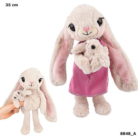 Peluche maman bunny et bebe 35 cm | peluche | jouéclub
