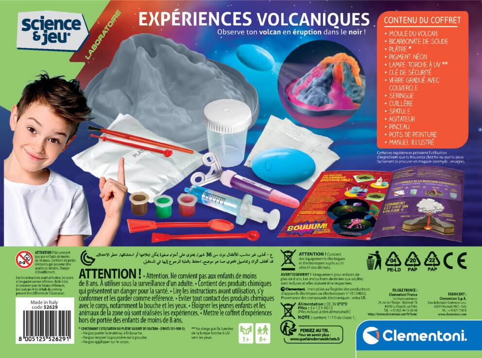 Kit 310 Expériences Scientifiques Enfants - Chimie Volcan Et Activités Manuelles Éducatives