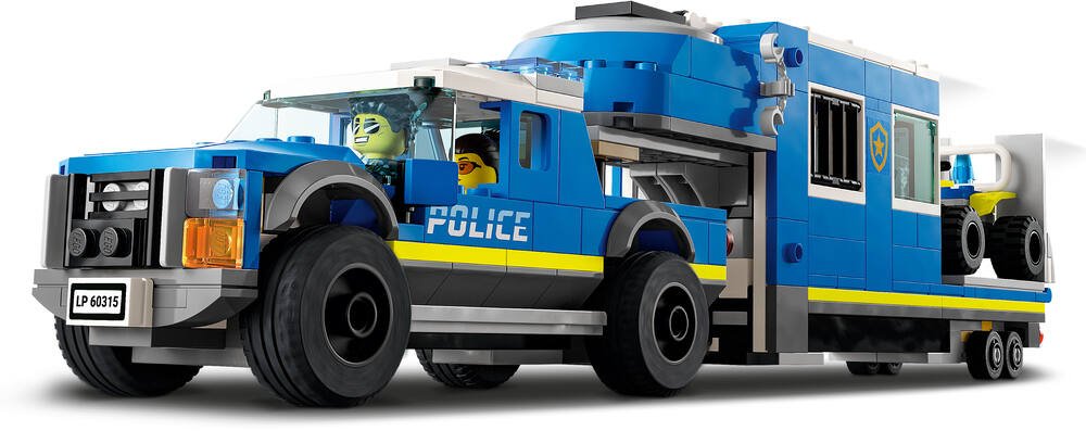 Lego®city 60315 - le camion de commandement mobile de la police