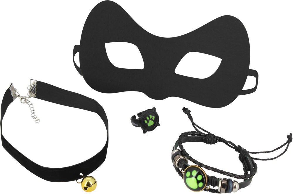 Miraculous - coffret masque et bijoux chat noir MINIMI
