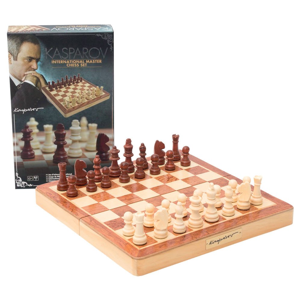QiKun-Home Jeu d'échecs International Concours d'enseignement surdimensionné Chessman Luxueux Coffret Cadeau Haut de Gamme en Bois Massif échiquier Bois 