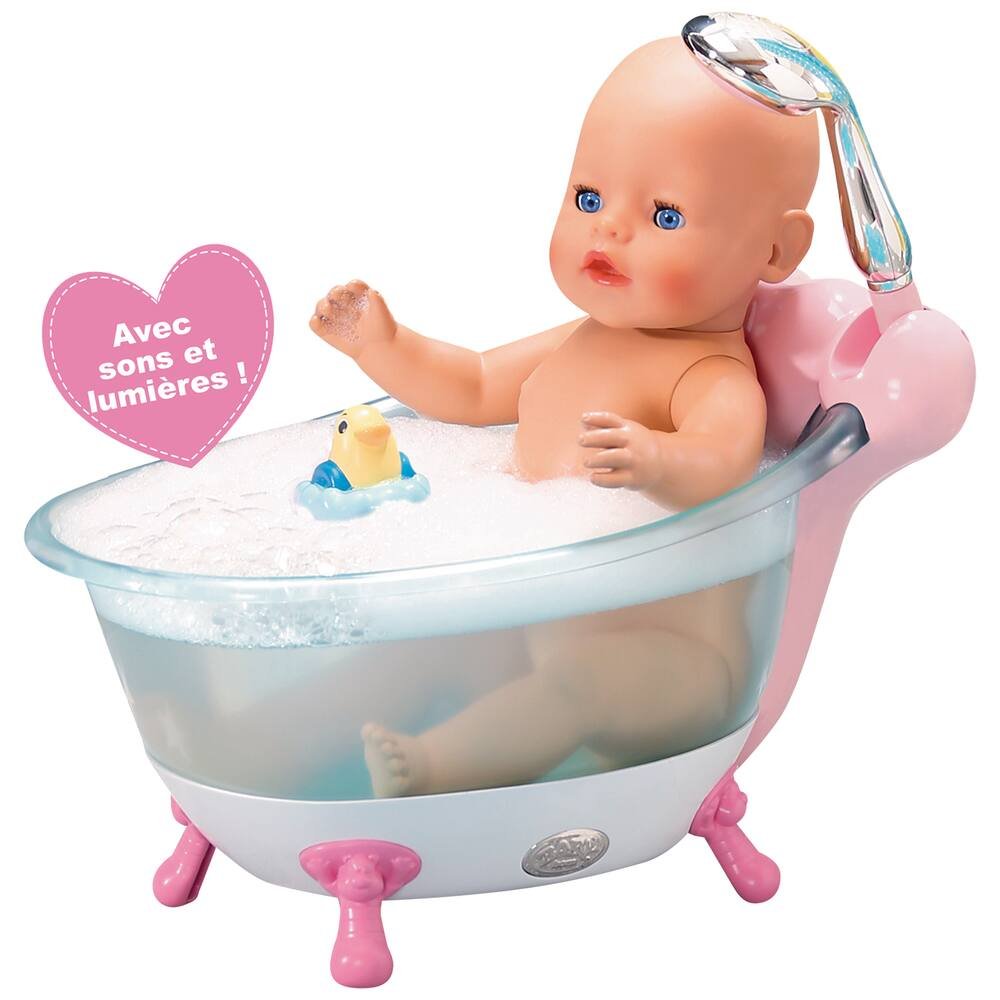 Zapf Creation Baby Born Deluxe Baignoire Baignoire Jouet Jeu pour 43 cm Poupées Doll 