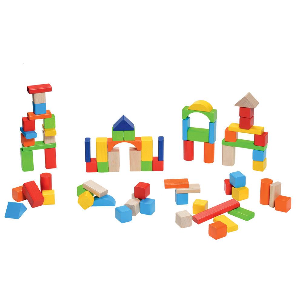 100 Cubes En Bois Jeux De Constructions Maquettes Joueclub