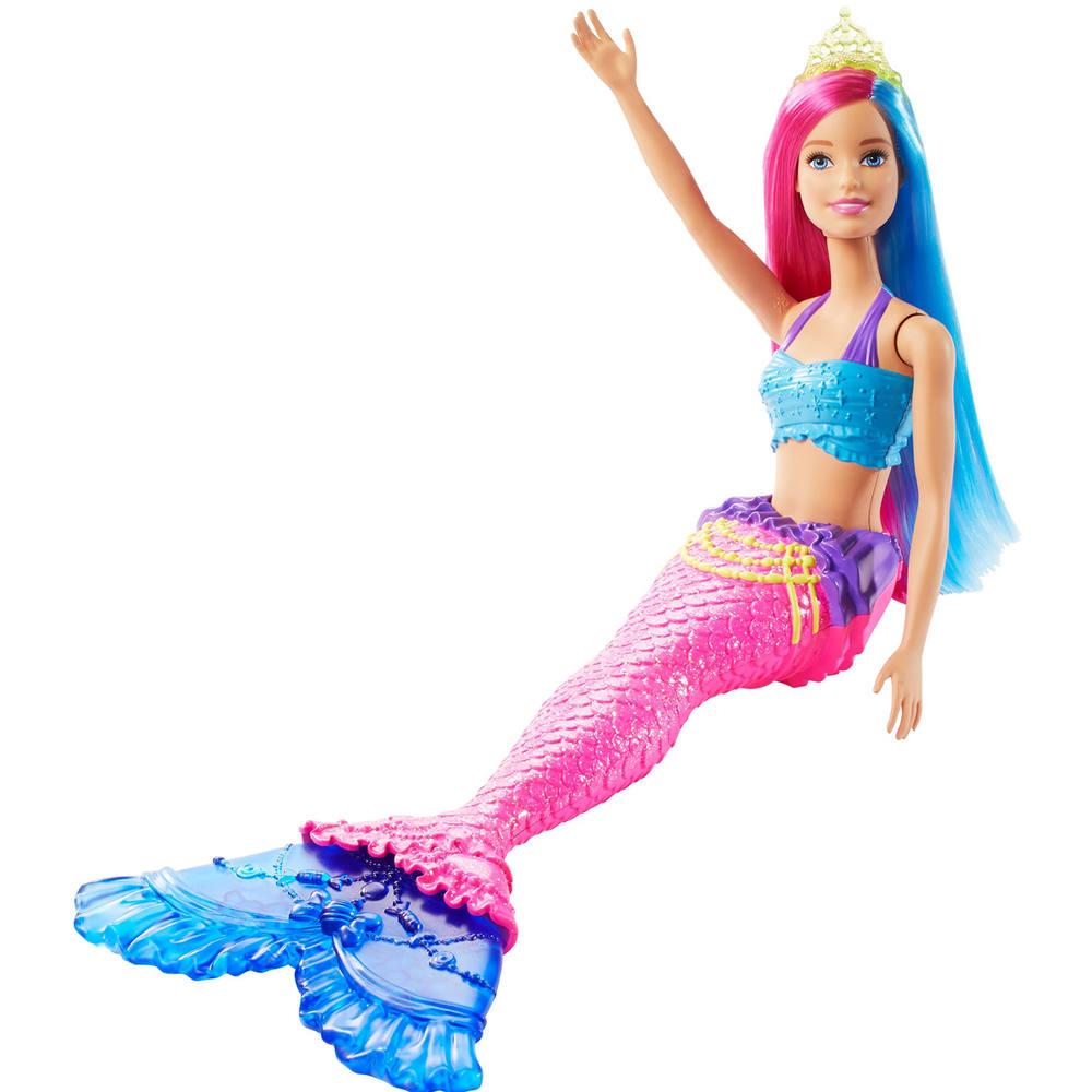 Poupee Barbie Sirene Dreamtopia Rose Poupees Joueclub Barbie sirene couleurs maxi toys. mattel