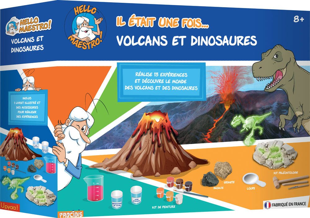 Coloriage magique volcan