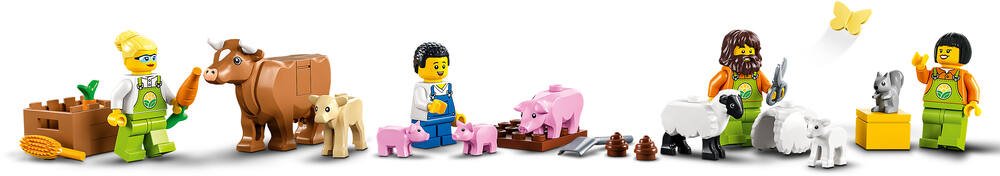 LEGO 60346 City La Grange et les Animaux de la Ferme, Figurines Mouton et  Vache, Jouet Tracteur avec Remorque, Enfants Dès 4 Ans - Cdiscount Jeux -  Jouets
