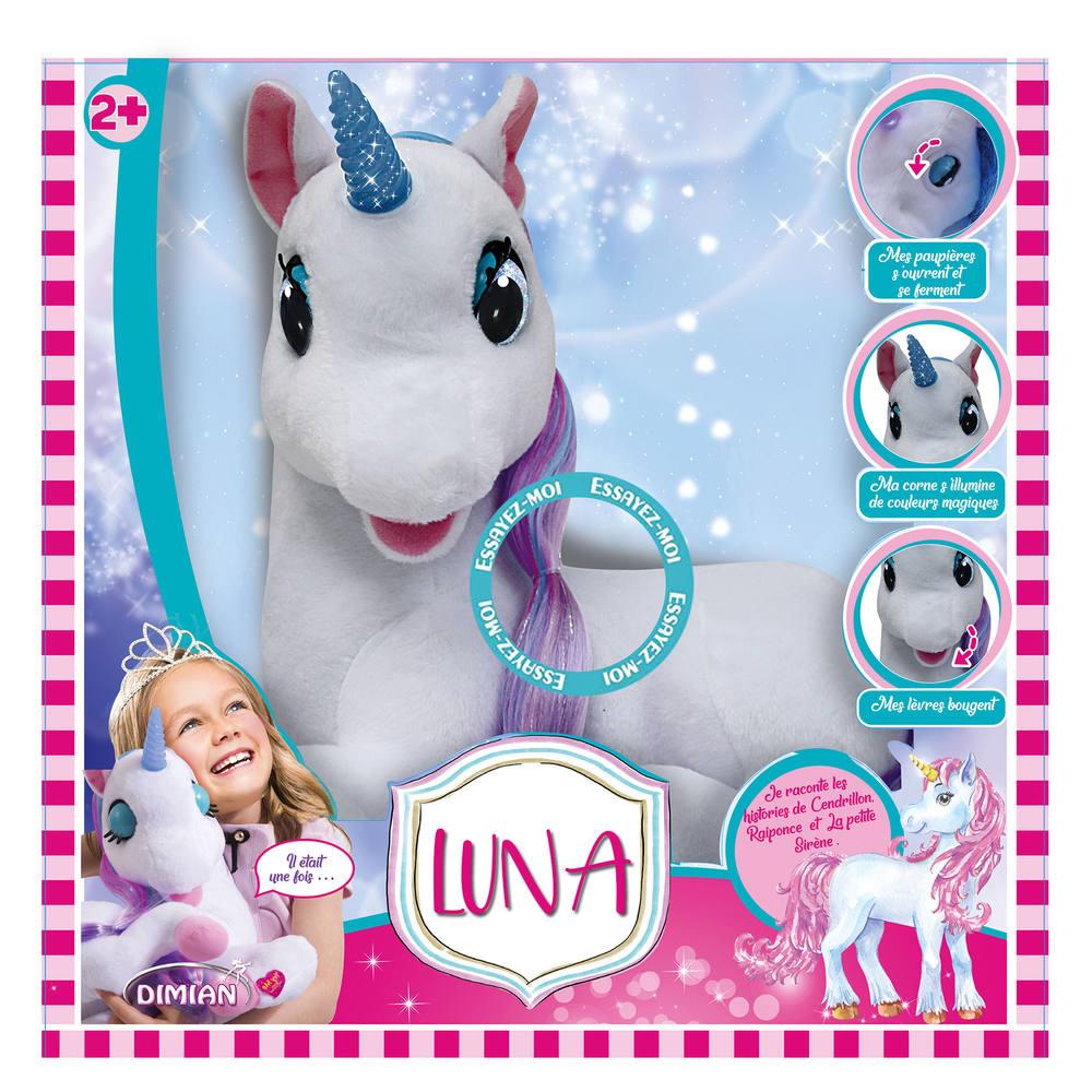 Peluche interactive luna la licorne clearance