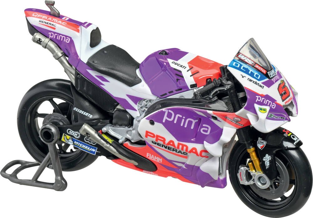 1/18 MOTO GP RACING - Yamaha Factory #20Quartararo et Ducati Pramac #5Zarco  au meilleur prix