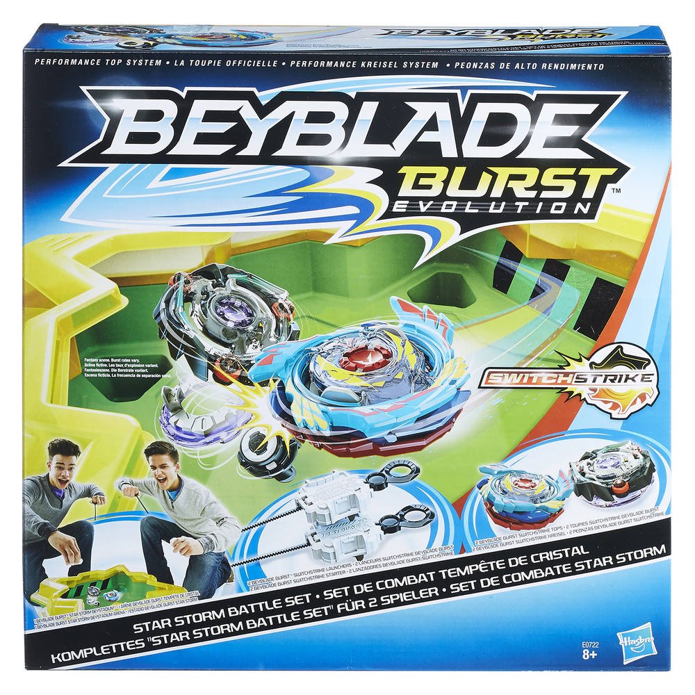 Beyblade Set De Combat Tempete De Cristal