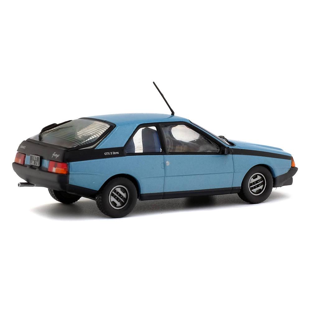 Voiture Miniature Renault Fuego Bleu Saphir 1982 1 43eme
