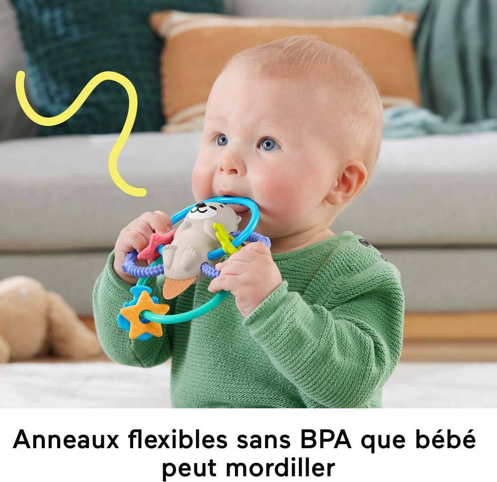 Fisher price loutre a tordre et mordiller jouet d eveil jouets 1er age joueclub