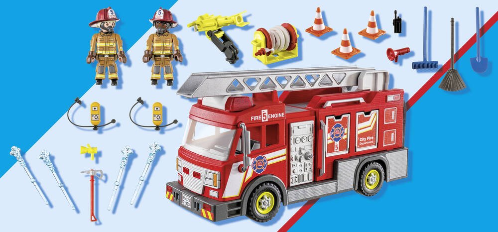 Super U : Camion de pompiers Playmobil pour 35,90 € via remise