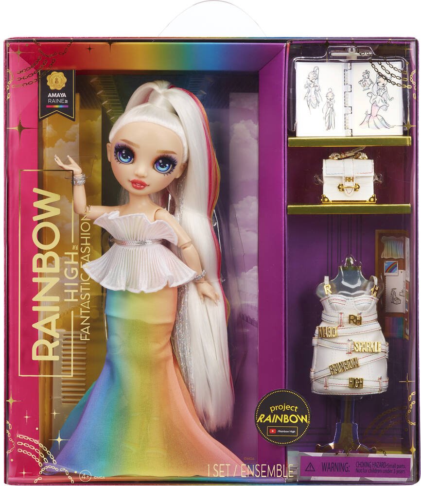 Rainbow high - poupee fashion amaya, poupees