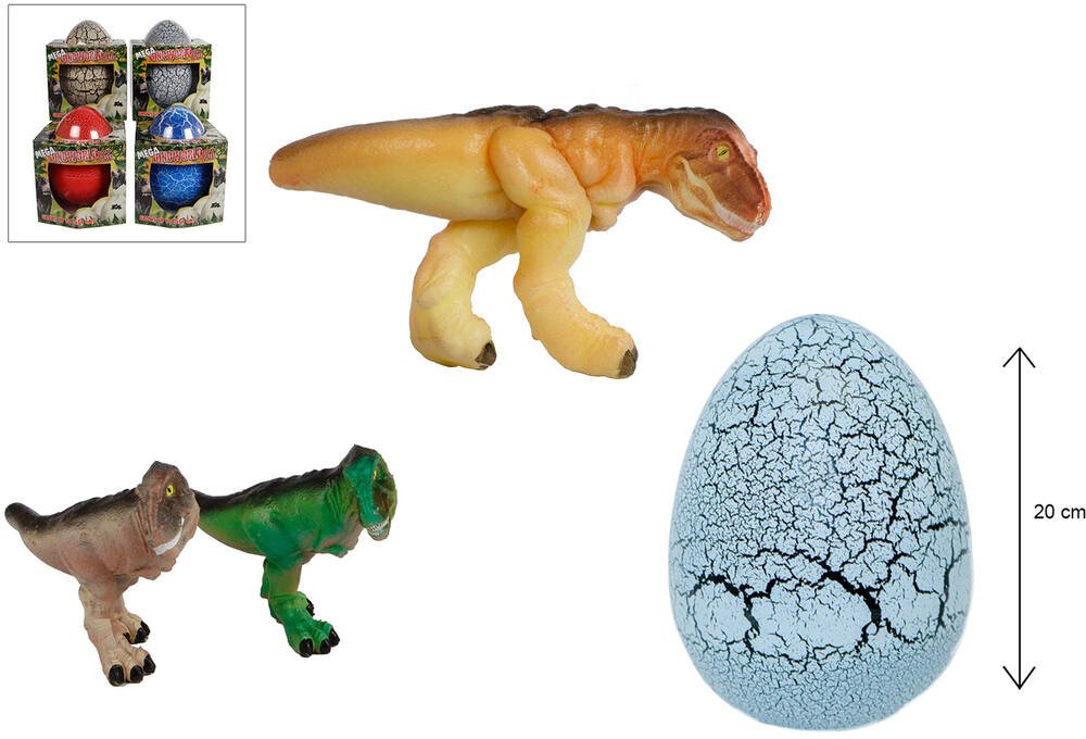 Dinoworld oeuf de croissance 20 cm dinosaure, petits cadeaux