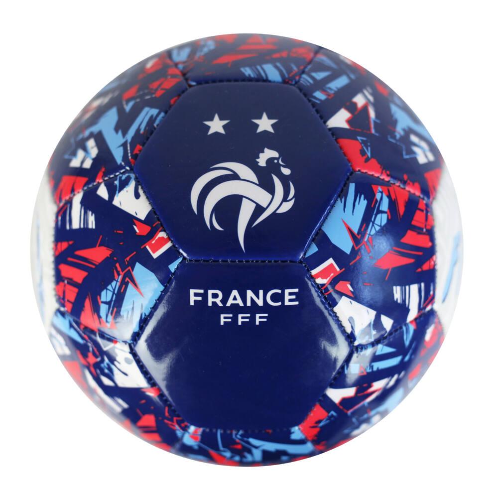 Ballon Football Officiel Equipe De France FFF 2 Étoiles - Taille 5, Polyuréthane - Collection Champion Du Monde Ballons De Football