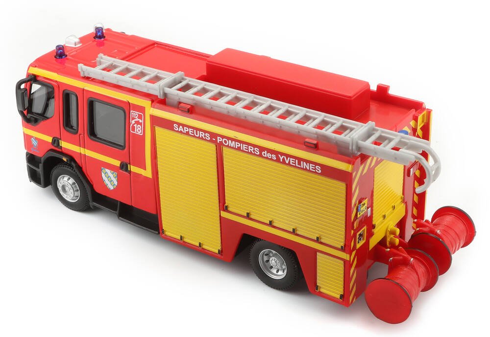 Camion de pompier 1/55e, vehicules-garages