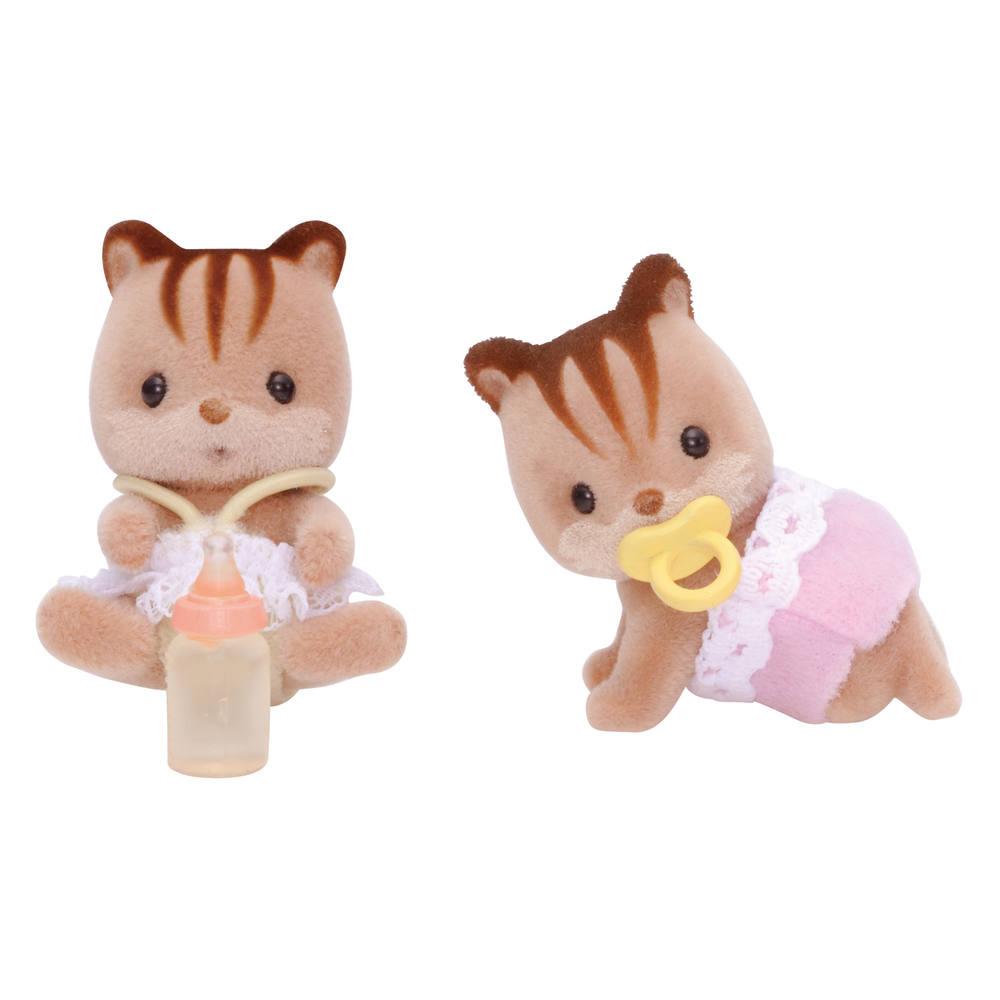 Jumeaux Ecureuils Roux Sylvanian Figurines Joueclub