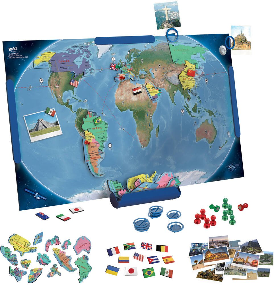 Puzzles – Mappemonde et carte du monde - JouéClub