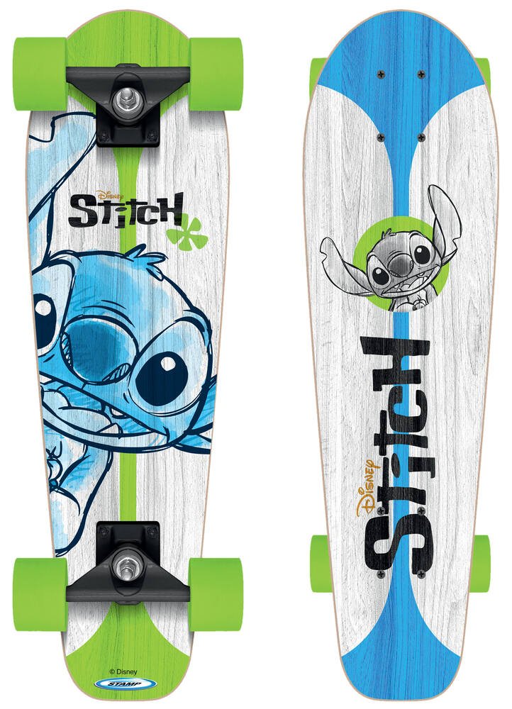 Disney stitch - skateboard cruiser 27,5 pouces, jeux exterieurs et sports