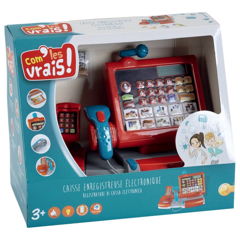marque generique - caisse enregistreuse électronique jouet jeu de  simulation jeu d'action réaliste jouets bleu - Jeux d'éveil - Rue du  Commerce