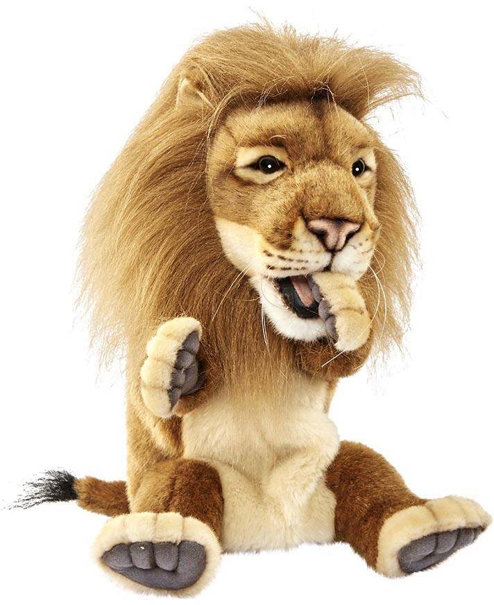 1 Pièce Jouet De Marionnette À Main De Lion Avec Bouche Mobile Peluche  Animale