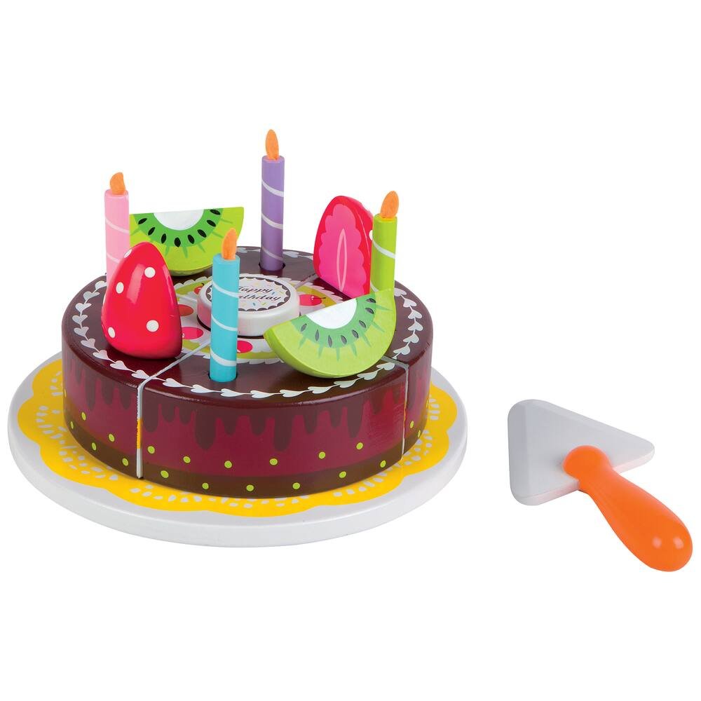 Ensemble de jouets de décoration de gâteau d'anniversaire riche en