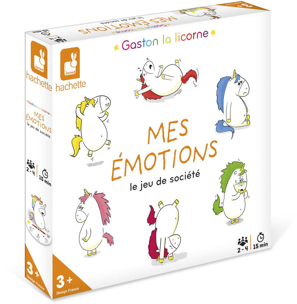 Le jeu des emotions gaston, jeux educatifs