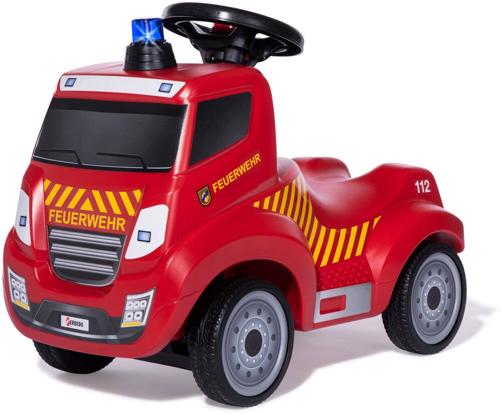 Le porteur camion pompier falk, un jouet disponible chez jouéclub