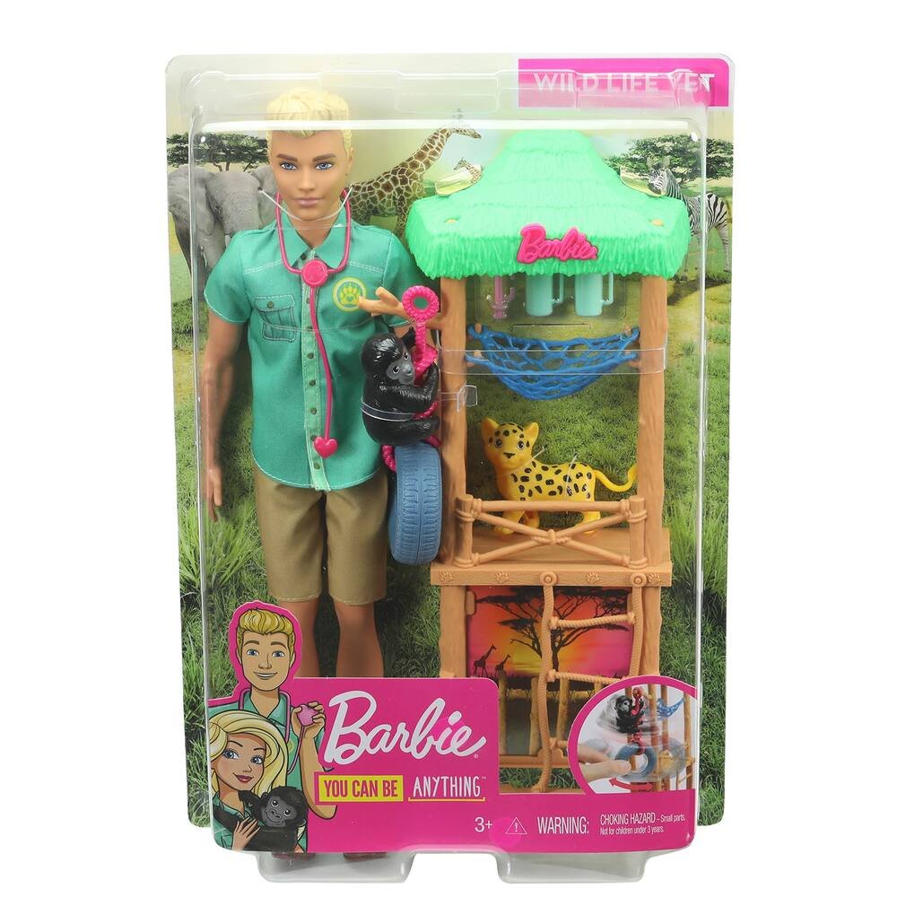 Mattel - W3740 - Poupée Barbie - Vétérinaire : : Jeux et Jouets