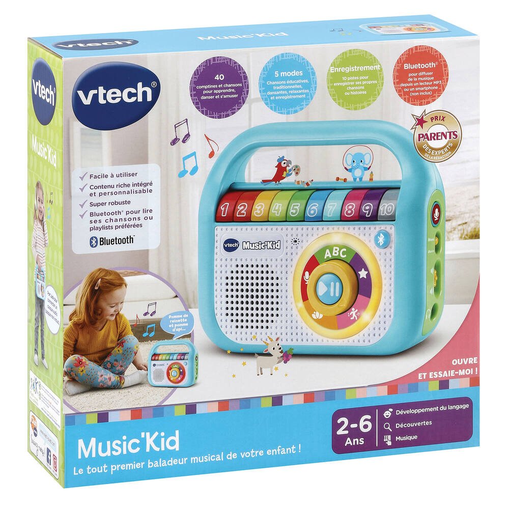 Vtech baby - music'kid, musiques, sons & images