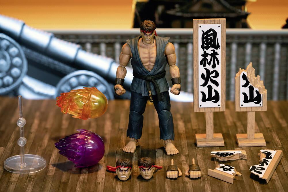 Figurine Master-Ryu 19 Cm – Articulations Mobiles, PVC, Pose Debout, Accessoires Inclus, Collection Jeu Vidéo, Décoration Bureau