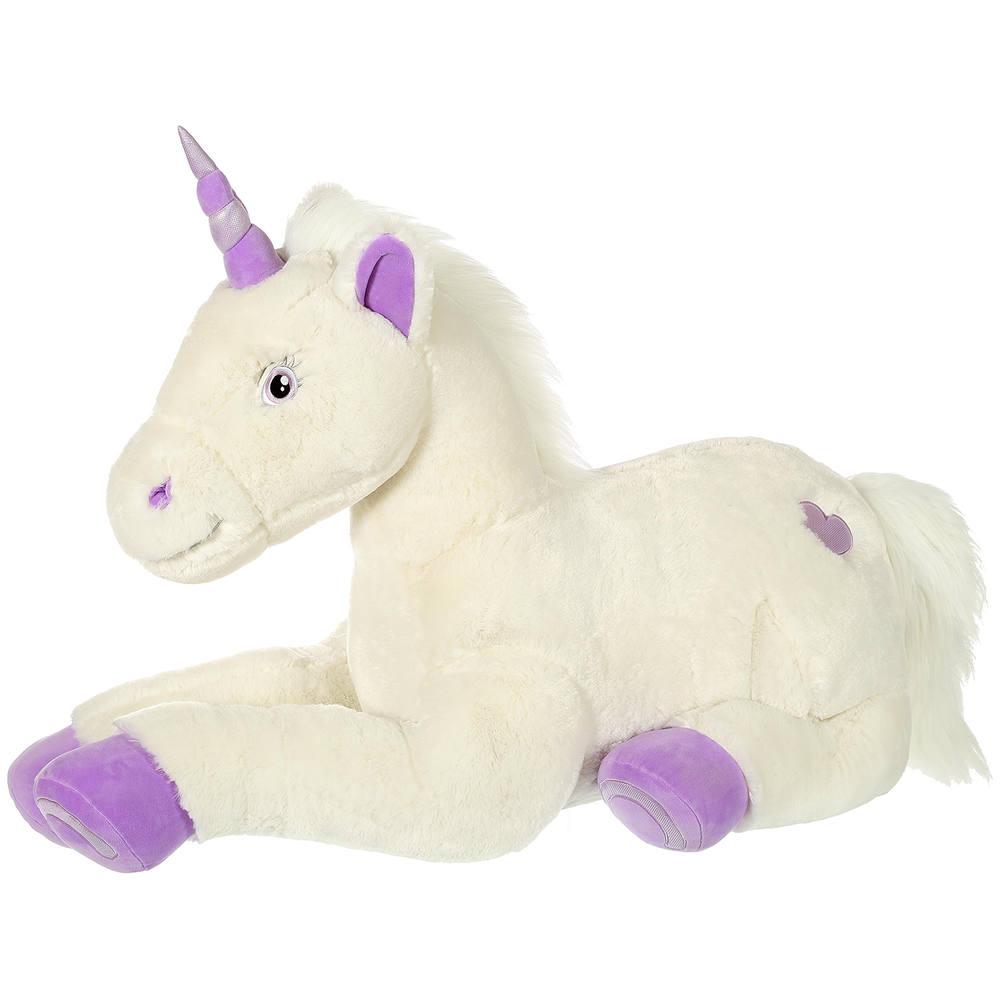 peluche licorne violette