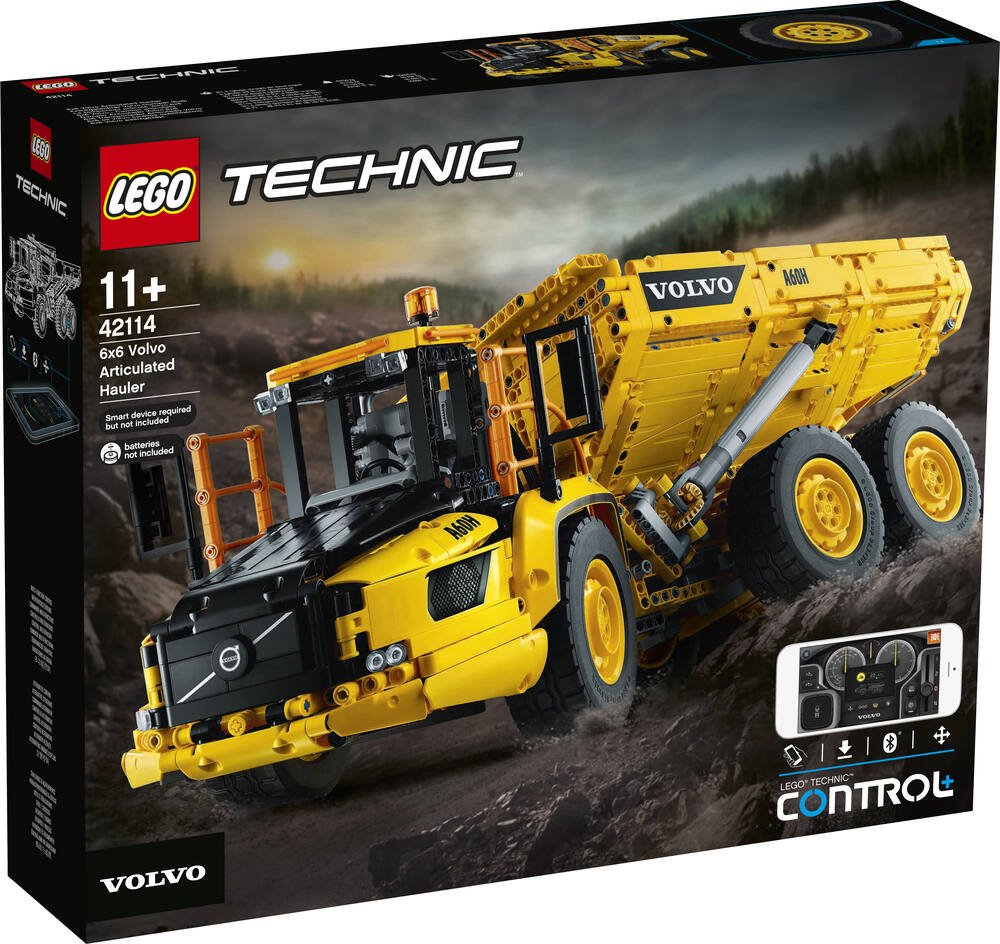 Lego technic 42114 - le tombereau articulÉ volvo 6x6
