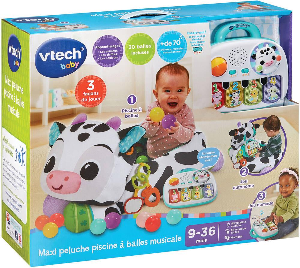 Vtech baby maxi peluche piscine a balles musicale peluche joueclub