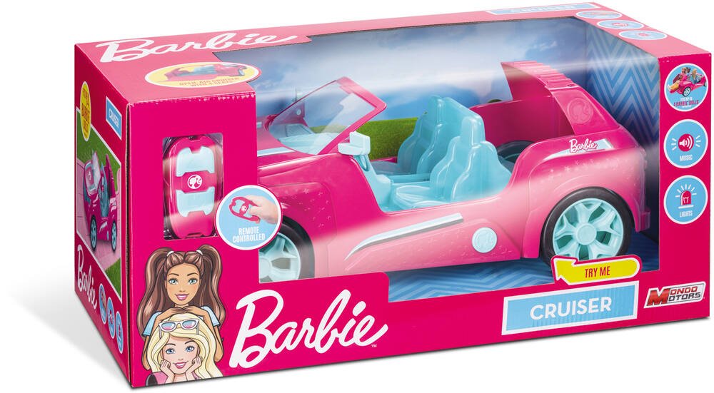 Barbie cruiser - 44 cm mondo motors - voiture radiocommandee, vehicules-garages