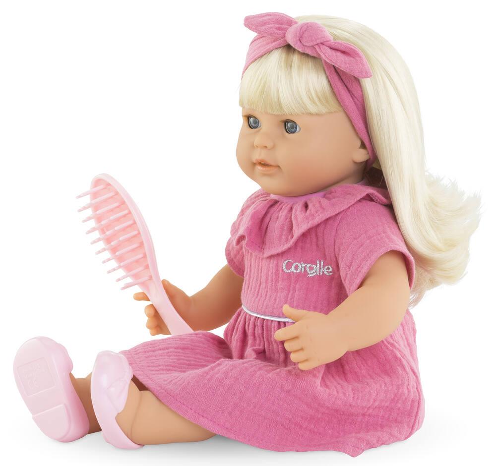 Grand Poupon Lise – Corolle | Poupée 36 cm douce et parfumée à la vanille | Minis Humains